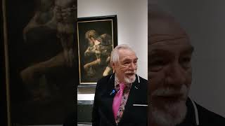 El actor Brian Cox visita el Museo del Prado y encuentra a su personaje de la serie Succession [upl. by Novel670]