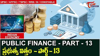 Public Finance  Part13  Indian Economy  Sujath  Tone Academy [upl. by Evvie]