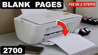 HP DeskJet 2700 Printing Blank Pages  Fix In 2 Easy Steps [upl. by Notserk]