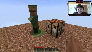 Oneblock en Minecraft Primer Gameplay de Minecraft [upl. by Haidabej]