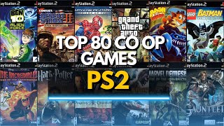 TOP 80 GAMES PS2 CO OP MULTIPLAYER OF ALL TIME [upl. by Ecydnak]