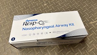 NPA  Nasopharyngeal Airway Kit [upl. by Jezabel]