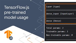 Tutorial How to use raw tensorFlowjs pretrained models in browser [upl. by Dragon]