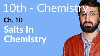 Class 10 Chemistry Chapter 10  Salts in Chemistry  10th Class Chemistry Chapter 2 [upl. by Gaddi]