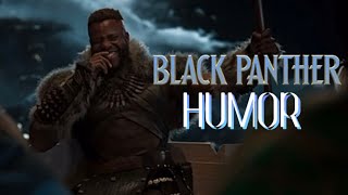 M’Baku FUNNY MOMENTS for 56 Seconds Straight l Black Panther amp Wakanda Forever SCENES [upl. by Nolly839]