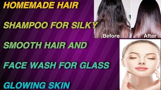 DIY Homemade Face Wash amp Hair Shampoo  Natural Beauty Remedy with Rice Flour Flax Seeds amp More [upl. by Sivar]