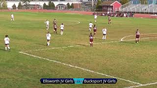 102 JV Girls Soccer vs Bucksport [upl. by Hcelemile953]