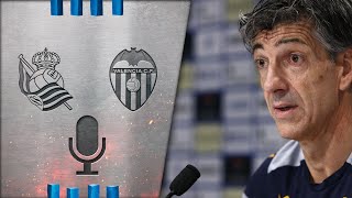 RUEDA DE PRENSA  Imanol Alguacil quotNos jugamos hacer historiaquot  Real Sociedad  Valencia CF [upl. by Lina602]