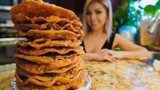 HOW TO MAKE THE BEST BUÑUELOS MEXICAN FRITTERS [upl. by Drescher]