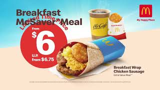 The Breakfast Wrap Chicken Sausage McSaver™ Meal [upl. by Vassar250]