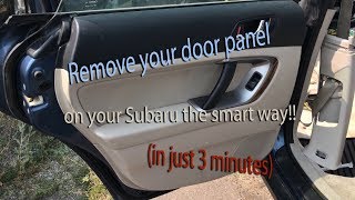 How to remove your Subaru door panel in just 3 minutes [upl. by Novanod]