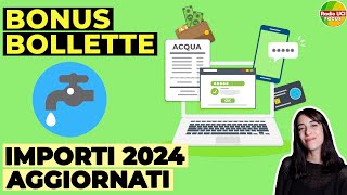 Bonus bollette Acqua💧 Gli importi del primo trimestre 2024 [upl. by Pascoe767]