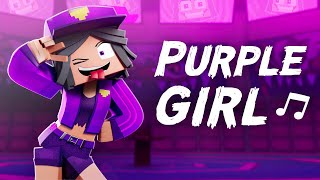 quotPurple Girlquot Im Psycho VERSION B  Minecraft Animation Music Video [upl. by Rotciv]