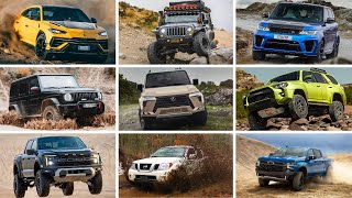 OFF ROAD Of Most Famous Car Brands In The World [upl. by Enyrehtak]