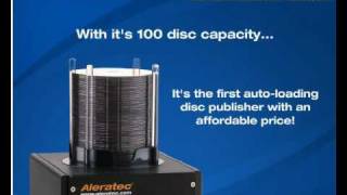 Aleratec DVDCD RoboRacer LS Duplex part  280111 LightScribe DVD Auto Duplicator [upl. by Ahtiuqal330]