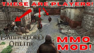 SEEING MY FIRST BIG BATTLE Bannerlord Online MMO Mod [upl. by Liew]