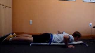 Extension In Lying With Self Overpressure Using A Belt [upl. by Ahseetal]