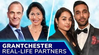 GRANTCHESTER Cast RealLife Partners ❤️ Rishi Nair Tom Brittney Robson Green James Norton amp more [upl. by Eissak]