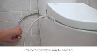 TOTO WASHLET Installation General [upl. by Odlo444]