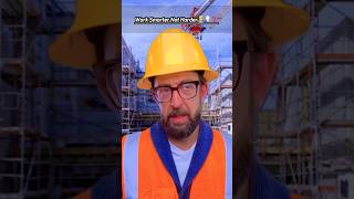 Part 135  work smarter not harder👷💡workers construction work smart job viralvideo shorts [upl. by Tnecnev]