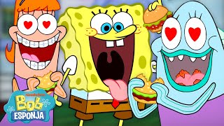 Bob Esponja  25 años de Cangreburguers 🍔  Bob Esponja en Español [upl. by Perice]