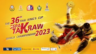 ไทย THAILAND 🇹🇭 vs 🇮🇳 INDIA भारत MENS TEAM EVENT～ SEPAKTAKRAW WORLD CHAMPIONSHIP 2023 KingsCup2023 [upl. by Nnayrrehs]