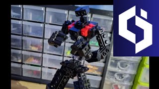 Lego mech frame tutorial [upl. by Atram]