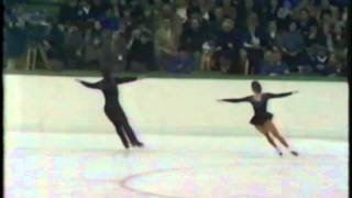 1984 Winter Olympics  Pairs Figure Skating Free Skate  Part 1  Miller amp Fauver USA [upl. by Lienahs]