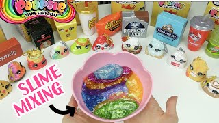 Poopsie Slime Surprise Series 4 SLIME MIXING Together in One Bowl [upl. by Obmar]