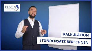 Kalkulation Gebäudereinigung Teil 2 Stundensatz Reinigungsfirma [upl. by Libbie]