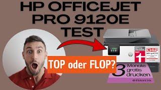 HP OfficeJet Pro 9120e Test Erfahrungen Review Deutsch  Große Maße große Ausstattung [upl. by Huey271]