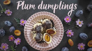 Perfect PLUM DUMPLINGS foodie food easyrecipe easycooking dumplings slovakia czech [upl. by Herbert]