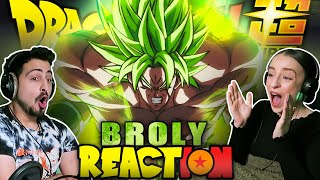 THE BEST DRAGON BALL MOVIE🔥 Dragon Ball Super Broly MOVIE REACTION [upl. by Atiniuq]