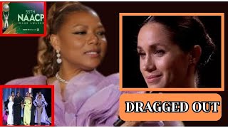 Uninvited Drama Meghan Markle Pulled Off NAACP 2024 Stage by Queen Latifah [upl. by Houser963]