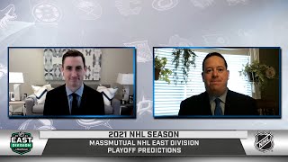 East Division Playoff Predictions  2021 NHL Season [upl. by Enirac]