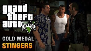 GTA 5  Mission 73  Planning the Big Score Subtle \ Stingers 100 Gold Medal Walkthrough [upl. by Ennoid]