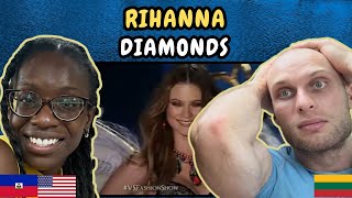 REACTION TO Rihanna  Diamonds Live at Victorias Secret Fashion Show 2012  FIRST TIME WATCHING [upl. by Ravert815]