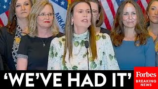 BREAKING Huckabee Sanders Signs Order Banning Woke Terms Like Pregnant People From State Govt [upl. by Esineg]