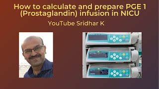 How to prepare prostaglandin infusion for use in neonates Dr Sridhar K [upl. by Elegna306]