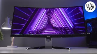 Affordable Ultrawide HDR Gaming Monitor  BenQ EX3501R Review [upl. by Aicirtam90]