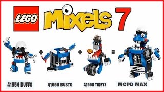 LEGO MIXELS 2016 SERIES 7 MCPD MAX  Лего Миксели 7 серия Супер Полицейский [upl. by Einohtna340]