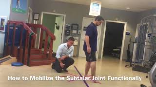 How to mobilize the subtalar joint functionally [upl. by Frederique479]