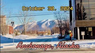 Anchorage Alaska 103024 Drive Snow [upl. by Wescott]