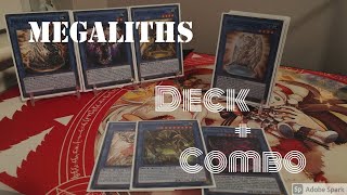 YuGiOh Megalith Deck Profile  2 Card Combo [upl. by Hnacogn]