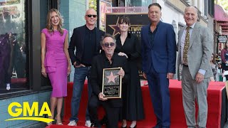 Winona Ryder pays tribute to Tim Burton at his Hollywood Walk of Fame ceremony [upl. by Adnohryt]