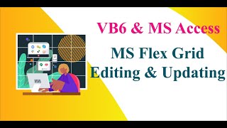 MS flex grid editing updating and cell colour change in vb6 code project for students amp developers [upl. by Odlareg]