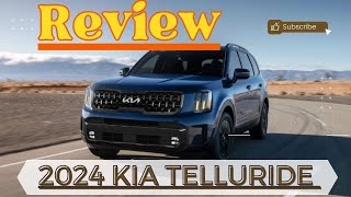 2024 Kia Telluride Review Spacious Comfortable and Feature Packed SUV [upl. by Gerrilee515]