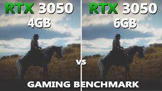 RTX 3050 4GB vs 3050 6GB Laptop Gaming Benchmark Test  Lenovo LOQ vs Asus TUF  RTX 3050 [upl. by Aninat]