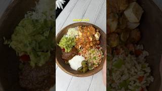 Mexican Burrito Bowl  vegetarian high protein bowl 🌯 [upl. by Tuppeny]