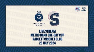 MIDDLESEX V NORTHAMPTONSHIRE STEELBACKS LIVE STREAM  METRO BANK ONE DAY CUP [upl. by Everick]